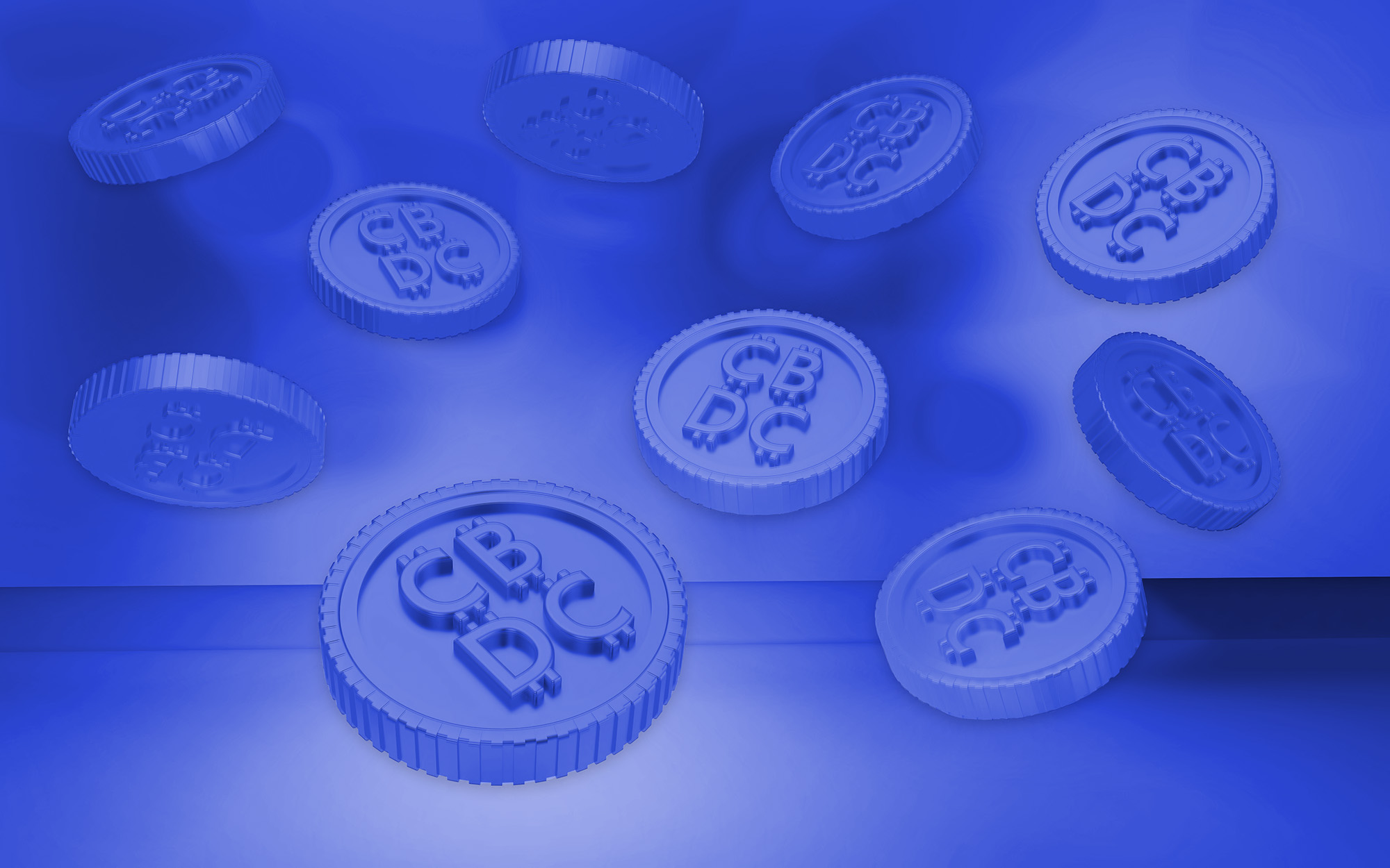 Flying Virtual Crypto Coins On Gold Background.realistic 3d Illustration Of Cbdc.investment And Saving Concept.gold Burst,explosiob And Splash.jackpot And Win.